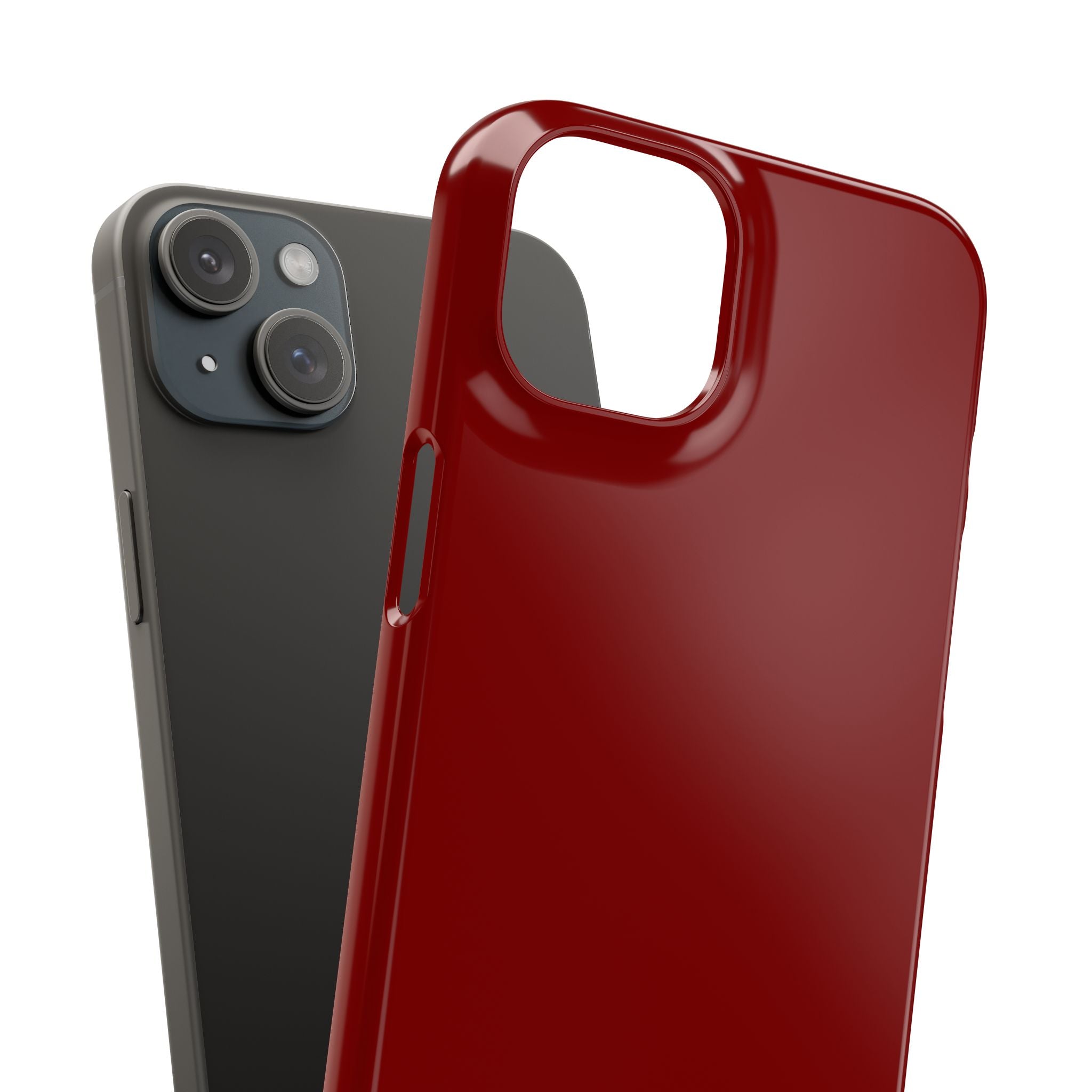 Maroon iPhone 15 - Slim Phone Case