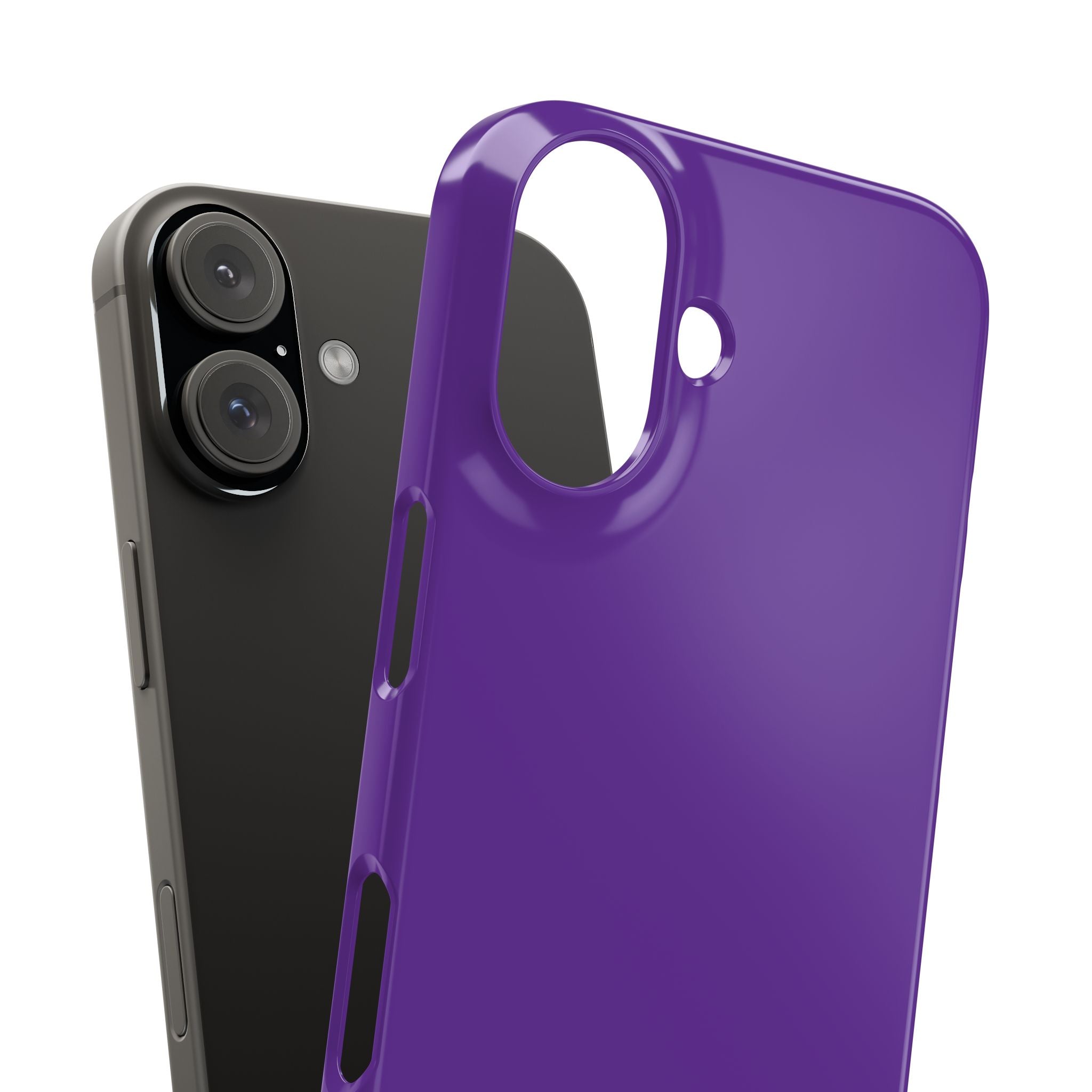 Mystic Purple Aesthetic iPhone 16 - Slim Phone Case