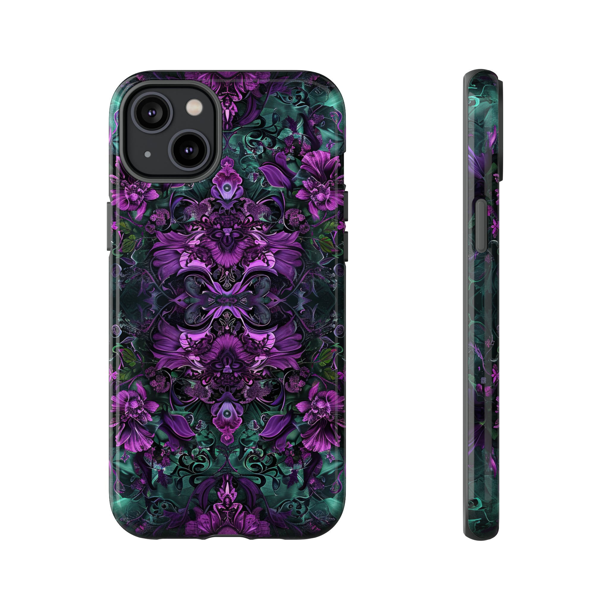 Baroque Floral Gothic - Protective Phone Case