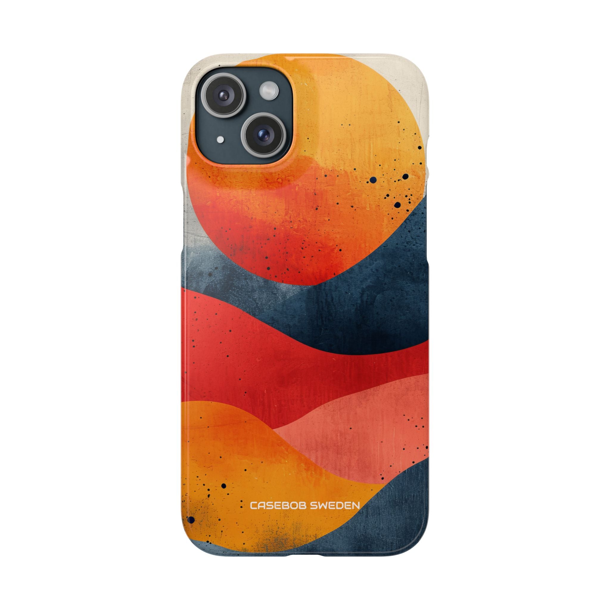 Sunburst Waves - Slim iPhone 15 Phone Case