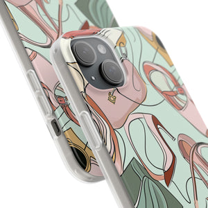 Pastell Eleganz | Flexible Handyhülle für iPhone