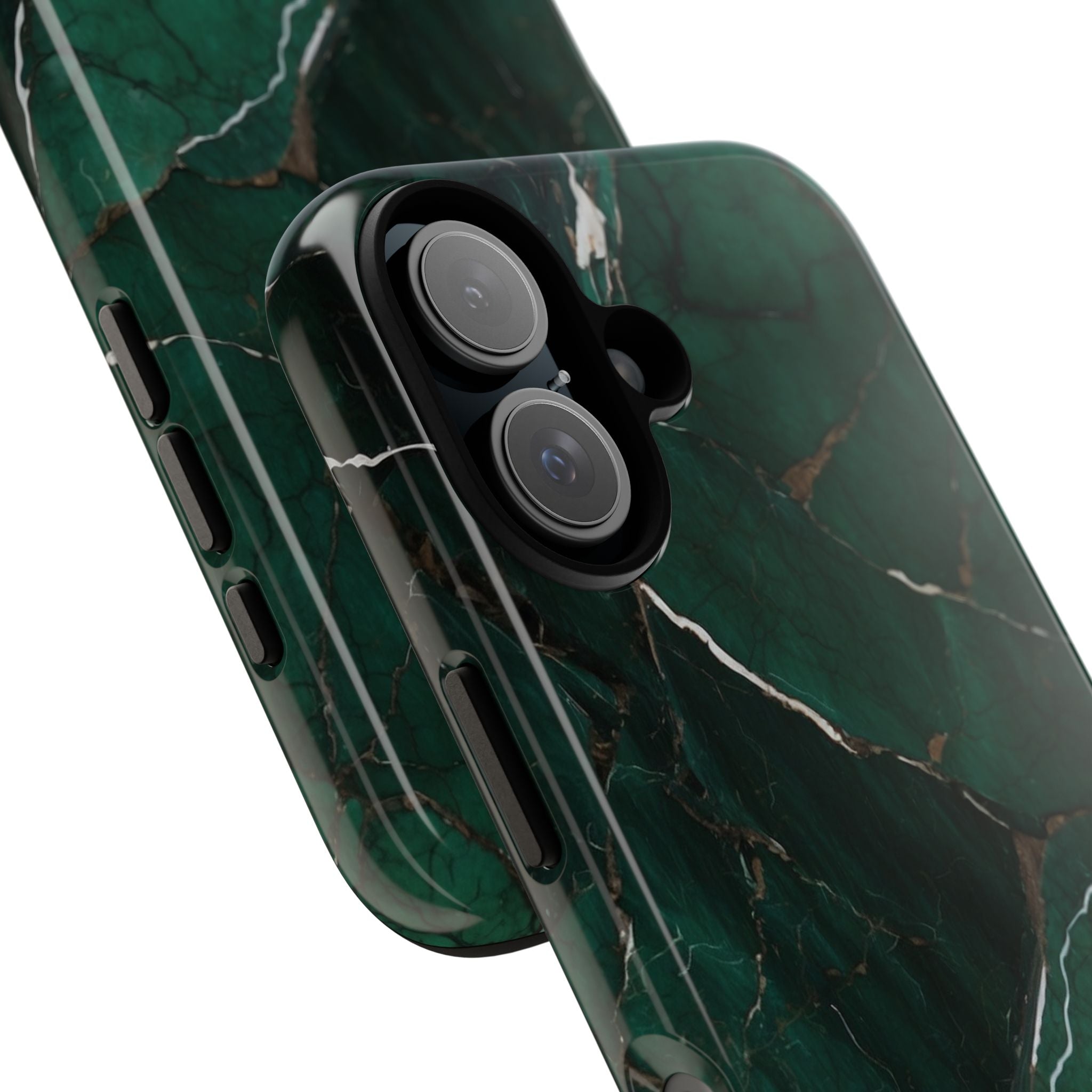 Emerald Veins Flow - iPhone Case
