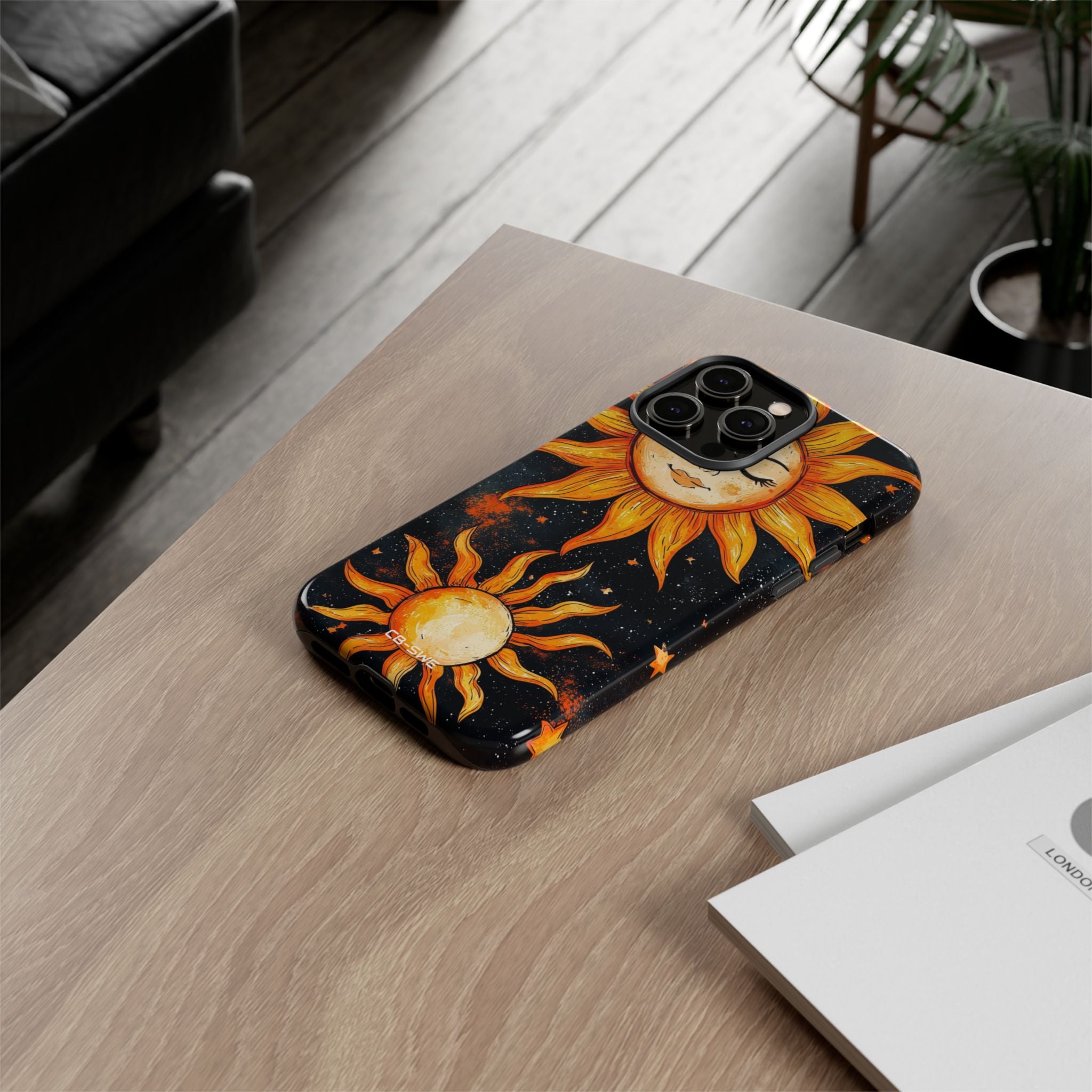 Celestial Suns Dance - iPhone Case