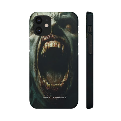 Gothic Wail of Decay iPhone 12 - Slim Phone Case