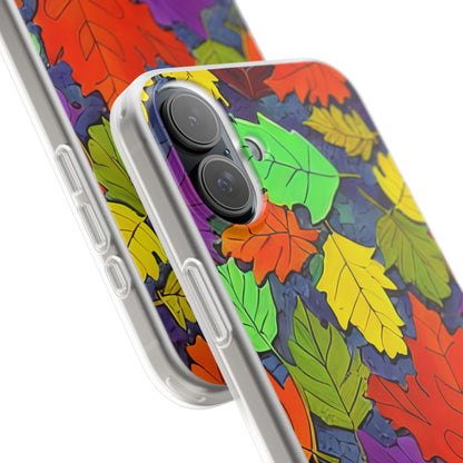 Vivid Leafburst iPhone 16 Plus Case - Soft