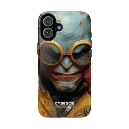 Steampunk Masked Adventurer iPhone 16 - Tough