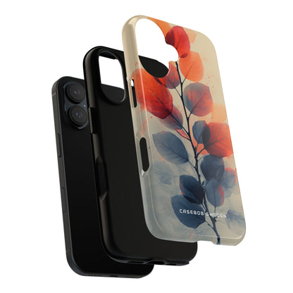 Ethereal Leaf Harmony iPhone 16 - Tough Phone Case