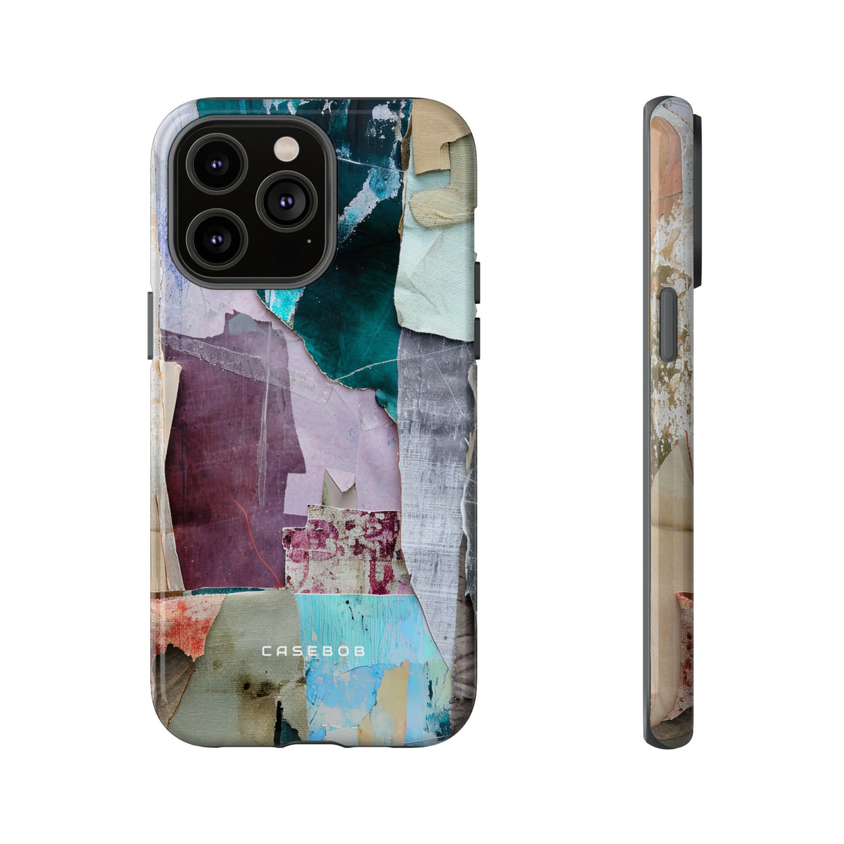 Textured Fabric Fusion - Protective Phone Case