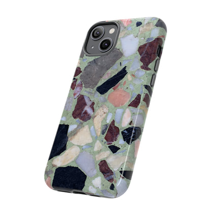 Terrazzo in Green - Protective Phone Case