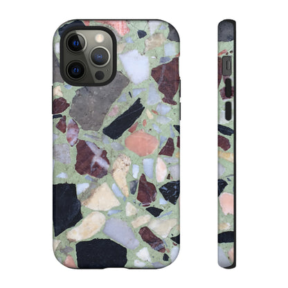 Terrazzo in Green - Protective Phone Case