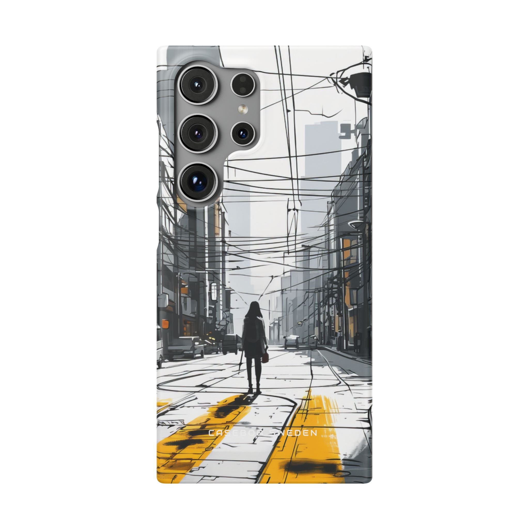 Urban Noir Streetscape Samsung S24 - Slim Phone Case