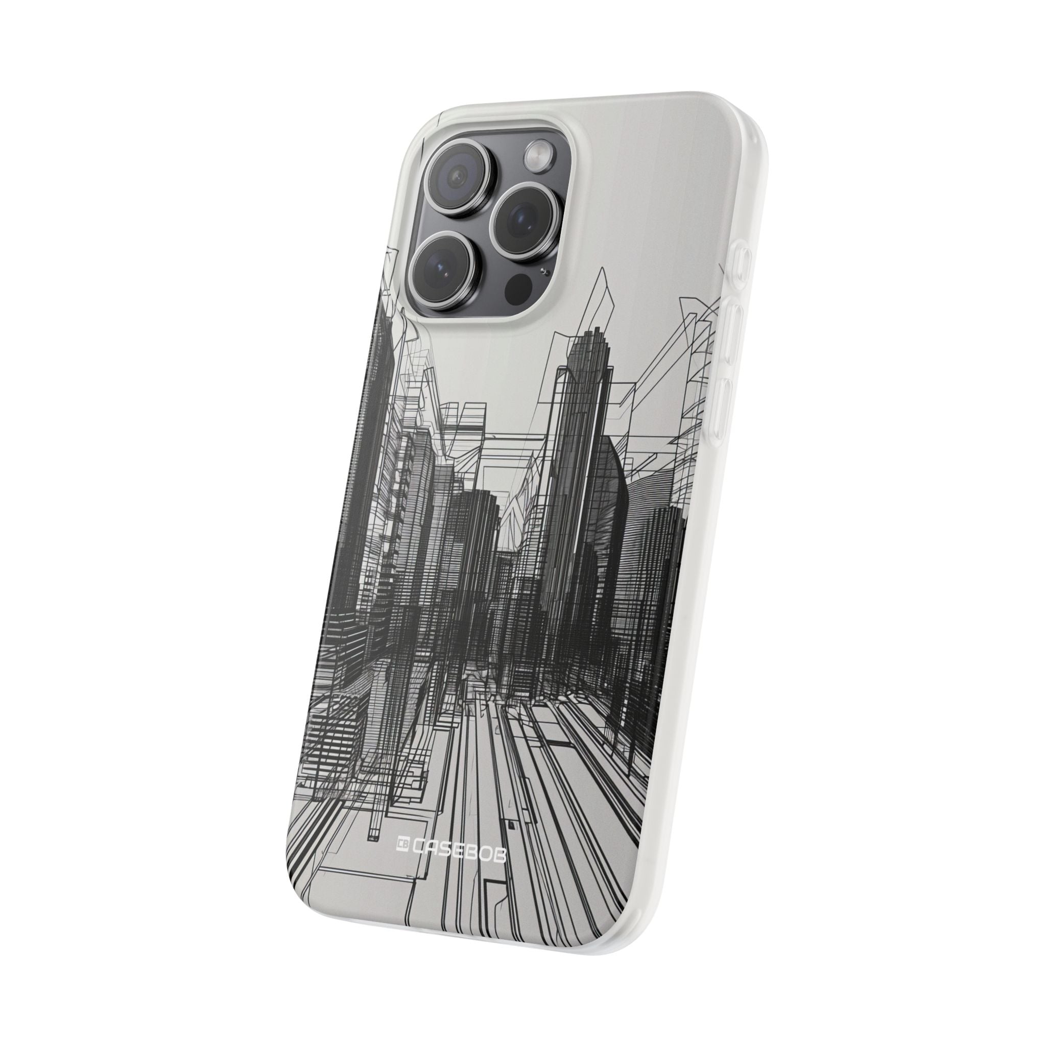 Urban Wireframe | Flexible Phone Case for iPhone