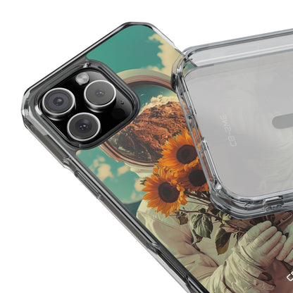 Sunflower Spacesuit Shine iPhone Case - Impact