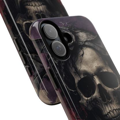 Skull Nocturne iPhone 16 Plus Case - Tough