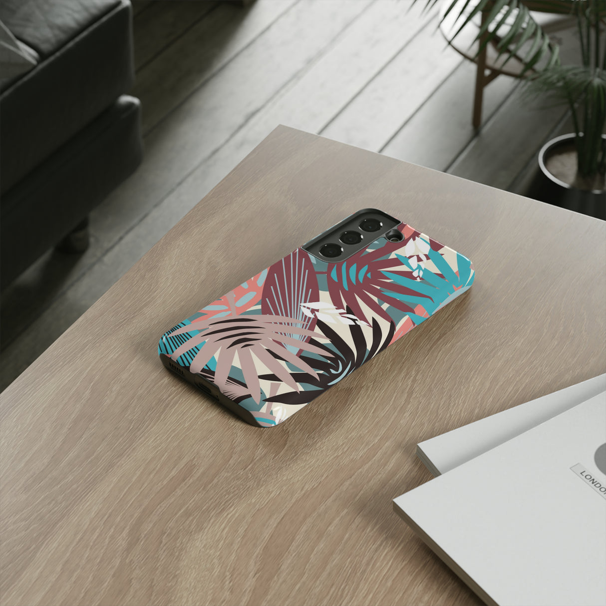 Tropical Leaf Jazz - Protective Phone Case