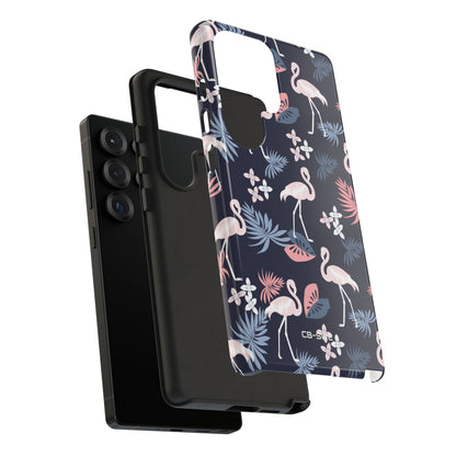 Flamingos Dance Playfully - Samsung Case