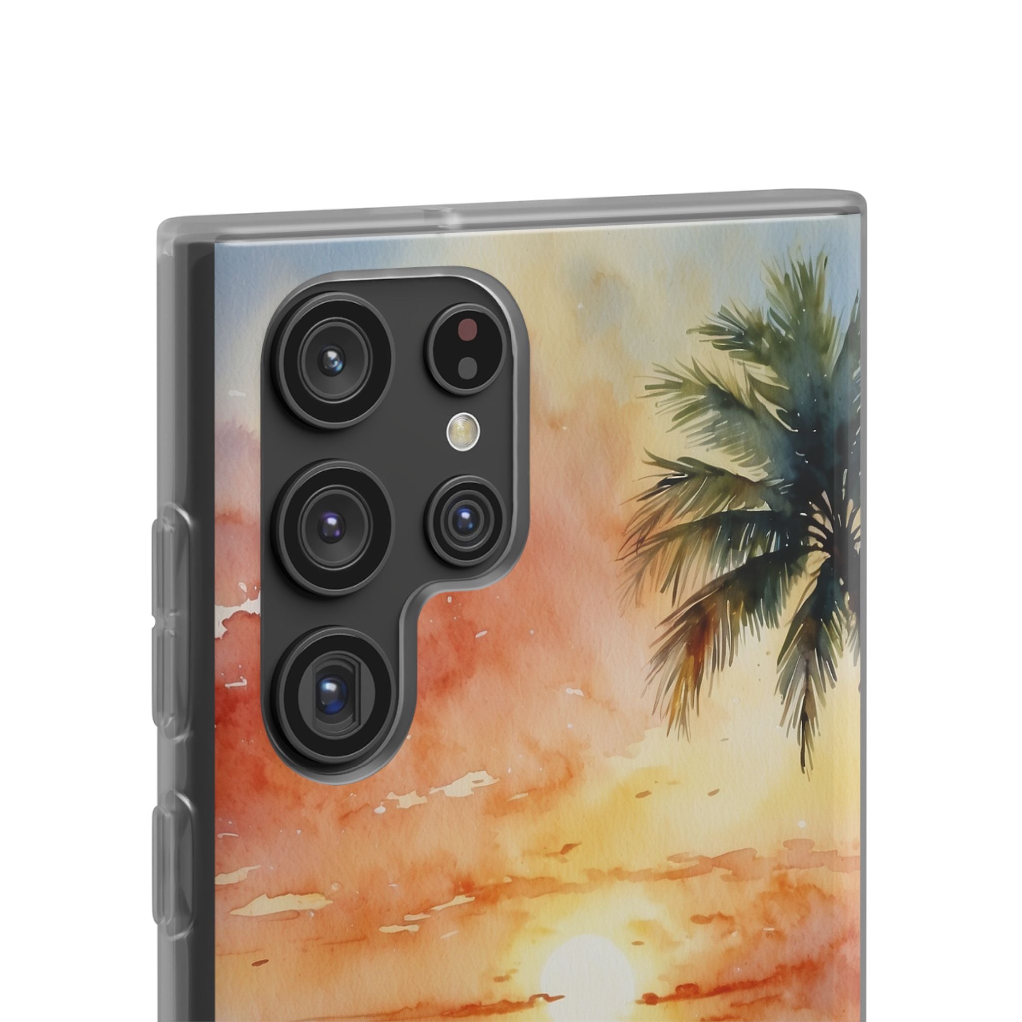 Sunset Palm Samsung S22 Ultra Case - Soft