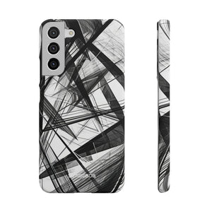 Monochrome Chaos | Slim Phone Case for Samsung