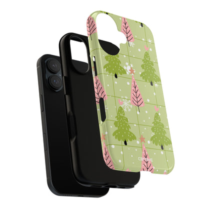 Whimsical Trees Dance - iPhone Case