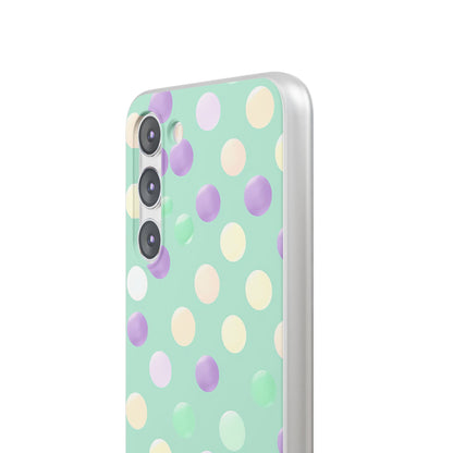 Pastel Polka Dots - Flexi Samsung S23 Phone Case