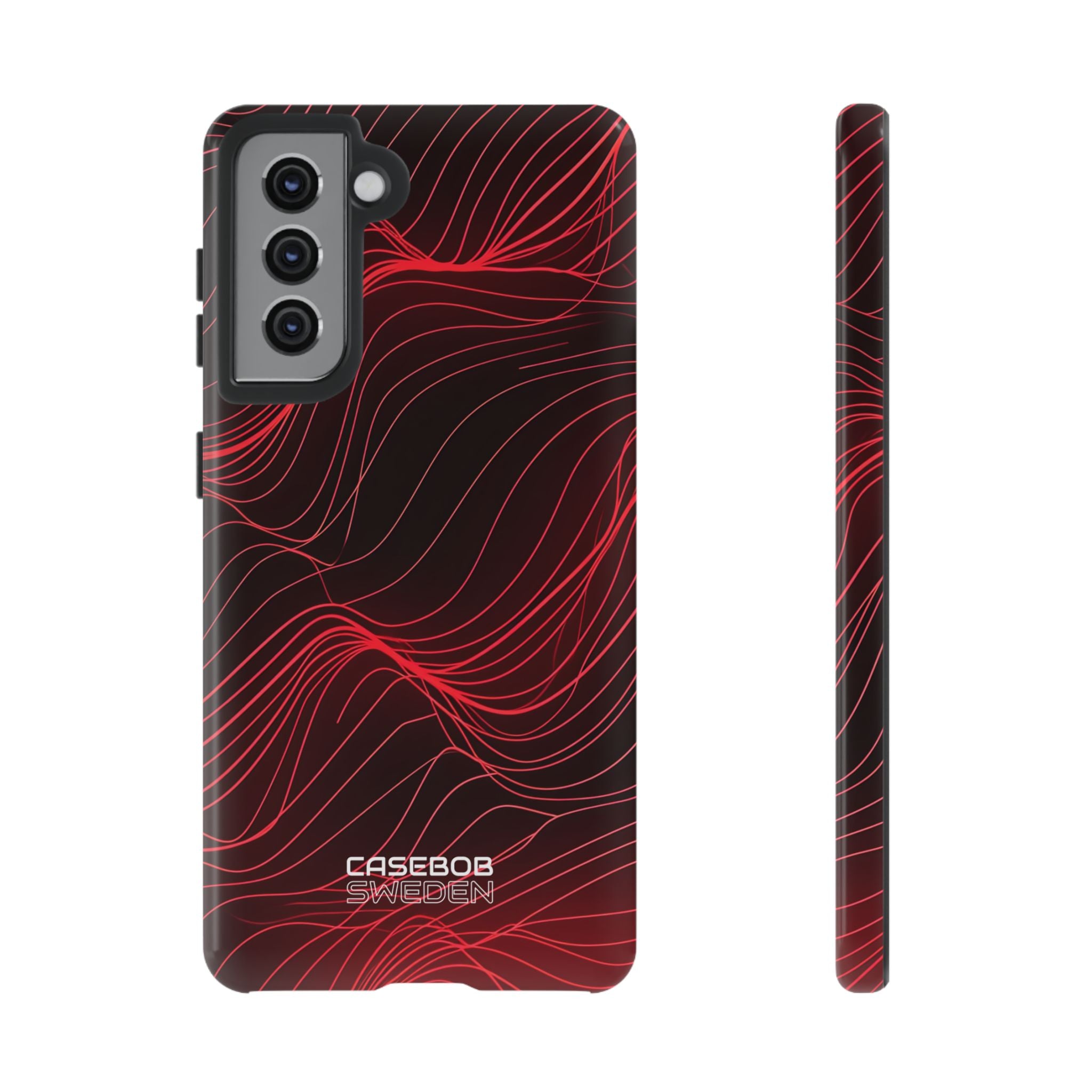 Crimson Waveform Flow  Samsung S21 - Tough