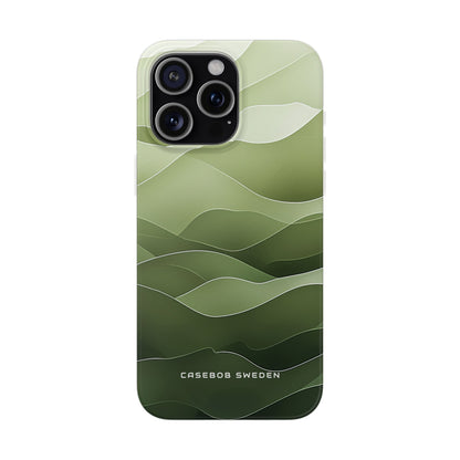 Gradient Emerald Drift iPhone 15 - Flexi Phone Case