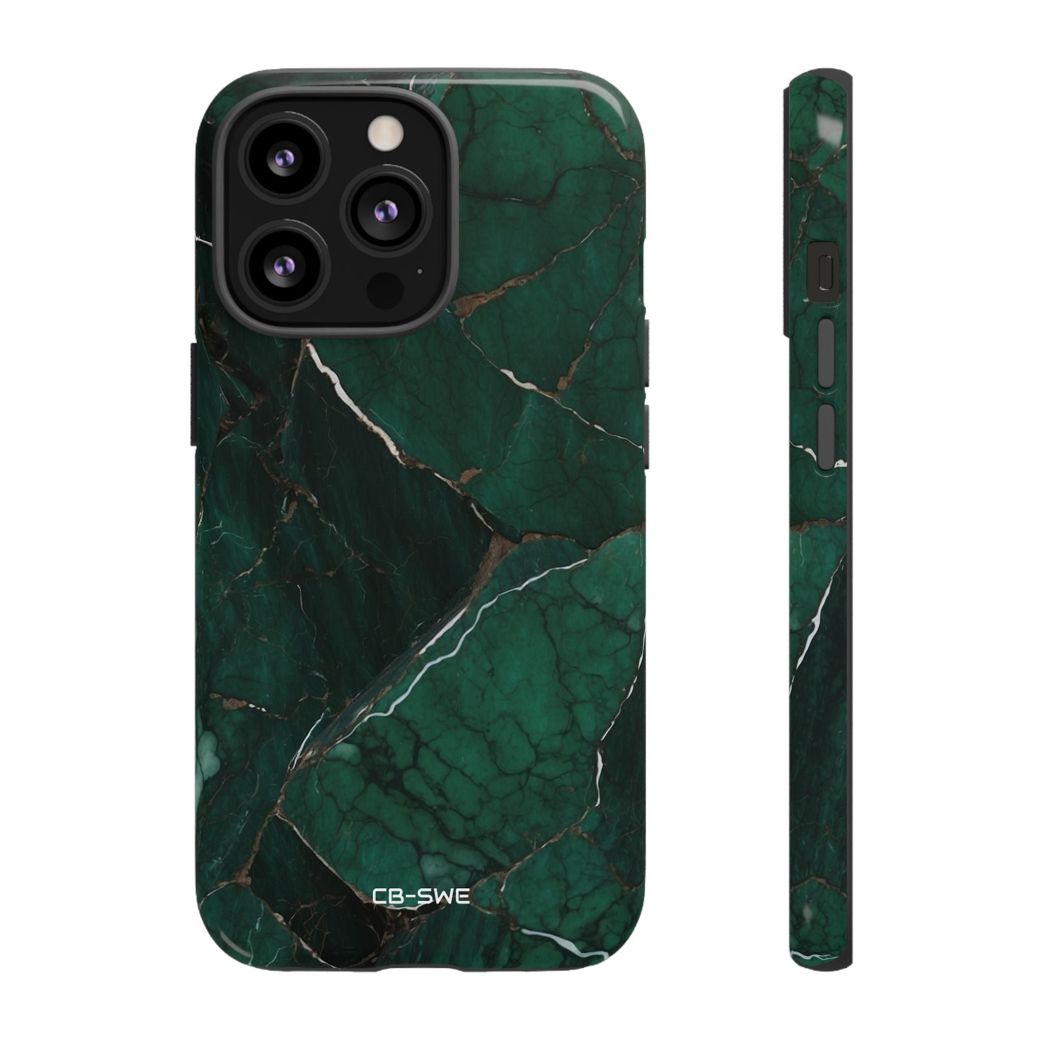 Emerald Veins Flow - iPhone Case
