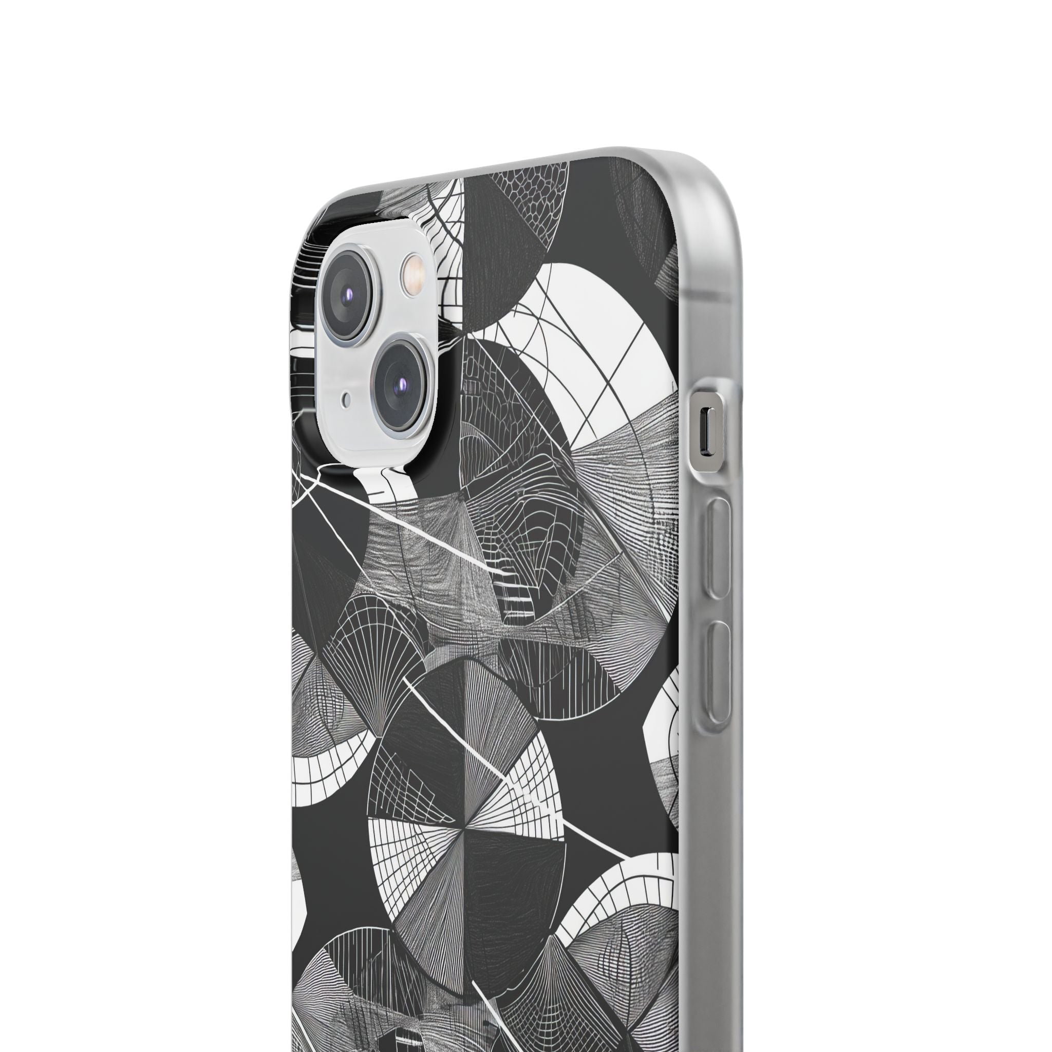 Geometric Elegance | Flexible Phone Case for iPhone