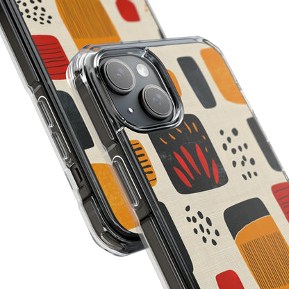 Vibrant Shapes Dance iPhone Case - Impact