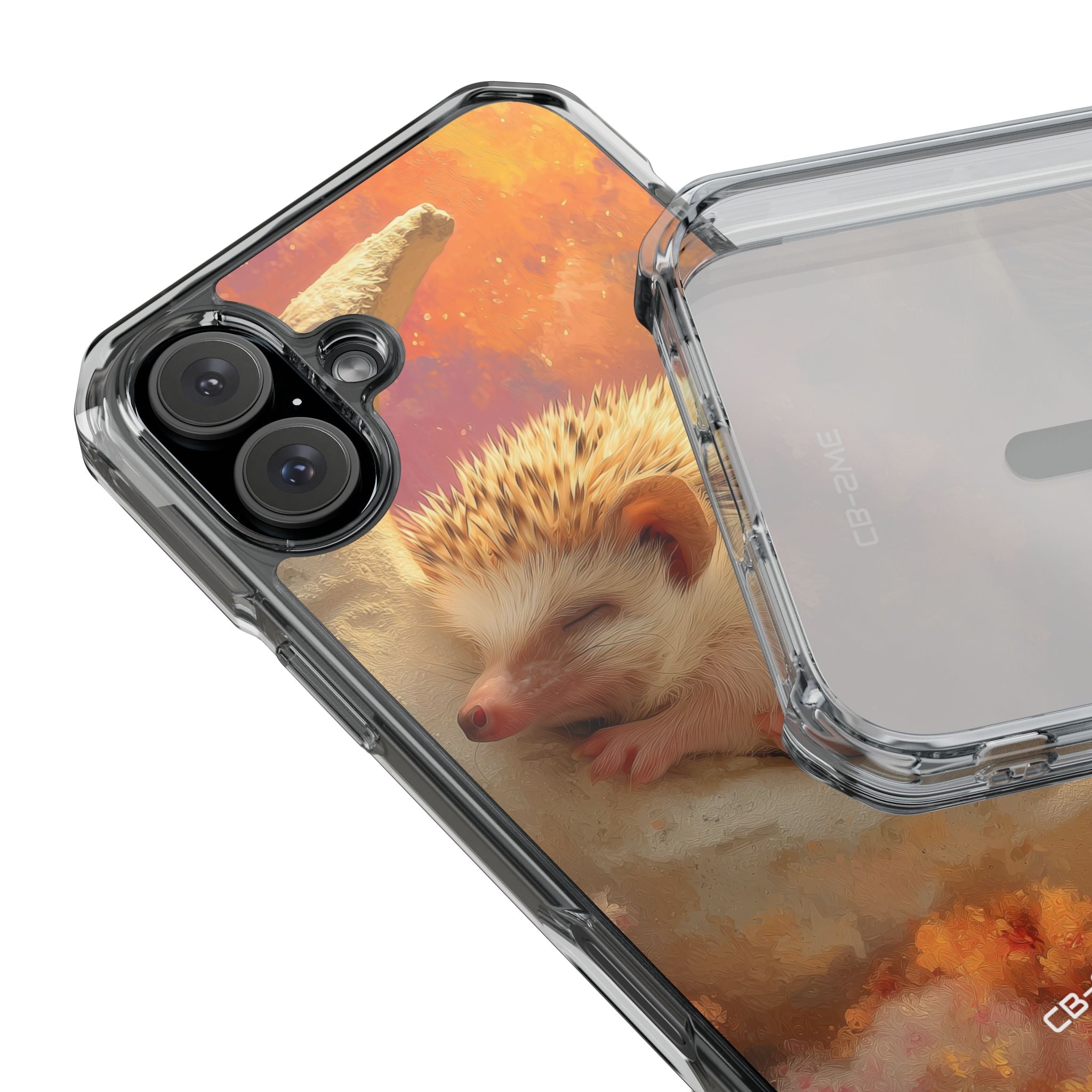 Hedgehog Rests Dreaming iPhone Case - Impact