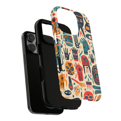 Gradient Tribalscape Vibrance iPhone 16 - Tough Phone Case