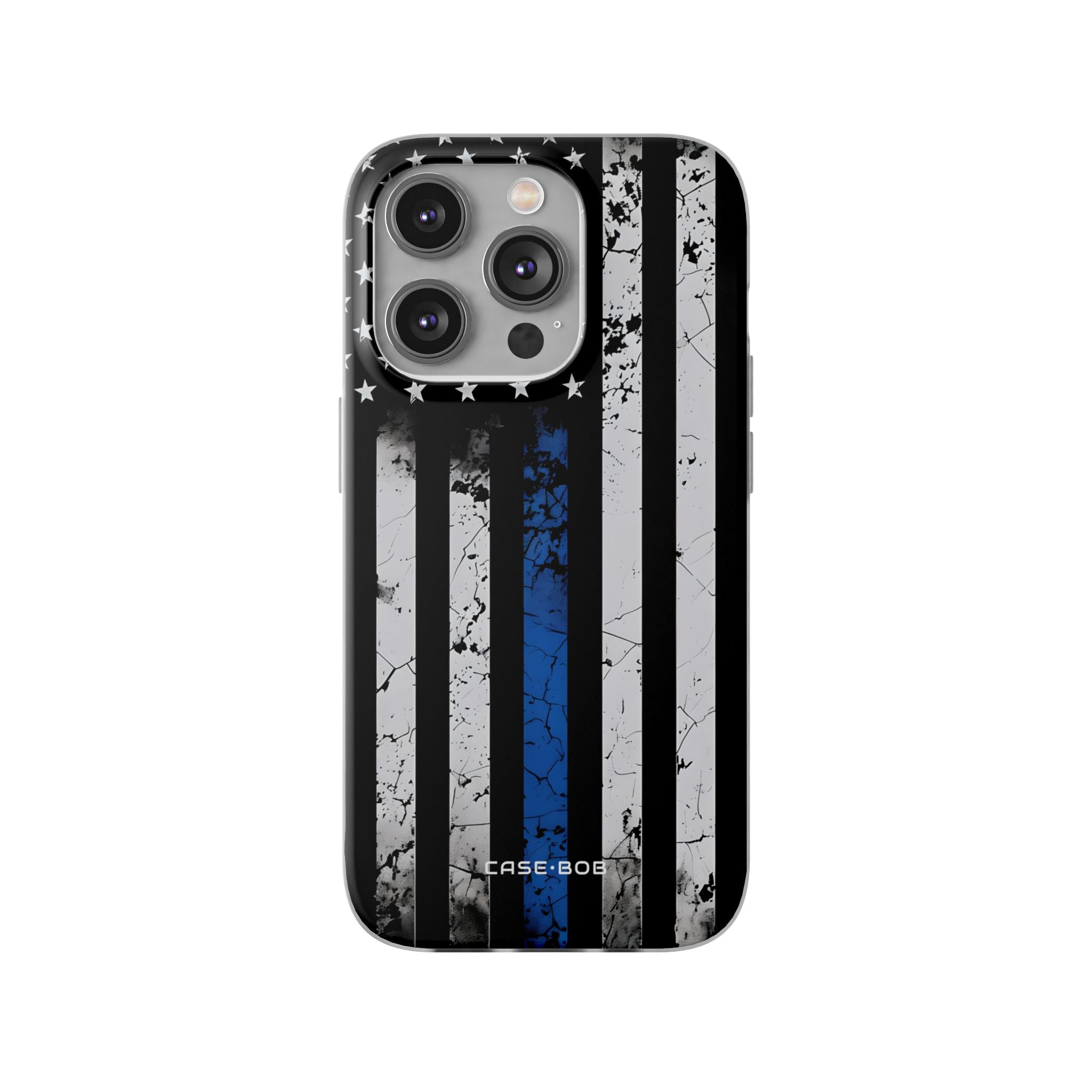 Blue Stripe Flag iPhone 14 Pro Case - Soft