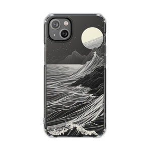 Moonlit Serenity – Handyhülle für iPhone (Clear Impact – Magnetisch)