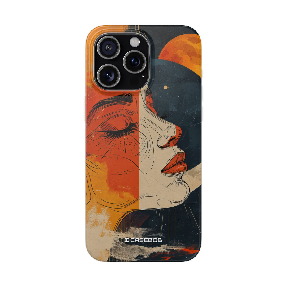 Celestial Duality | Flexible Phone Case for iPhone