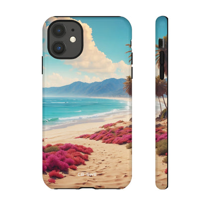 Footprints Trace Sand - iPhone Case
