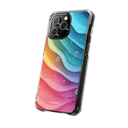 Waves Dance Playfully iPhone Case - Impact