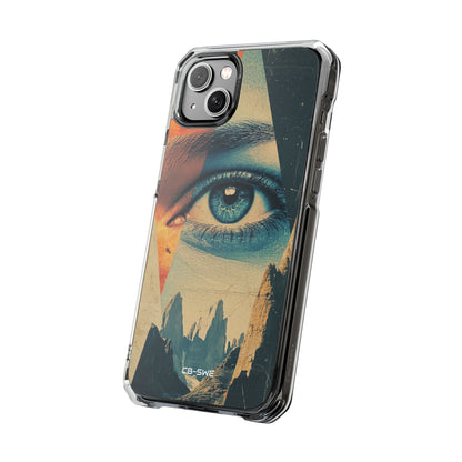 Eye Meets Mountains iPhone Case - Impact