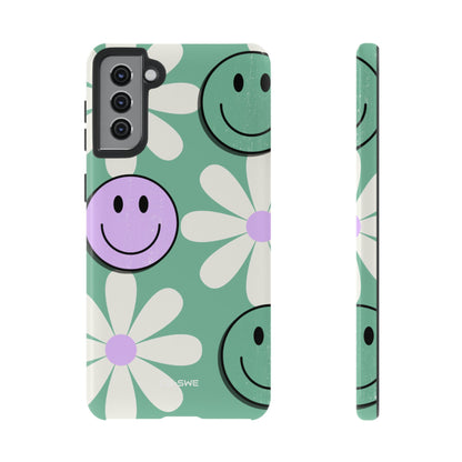 Playful Retro Blooms - Samsung Case