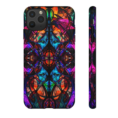 Gothic Stained Glass Splendor - Protective Phone Case