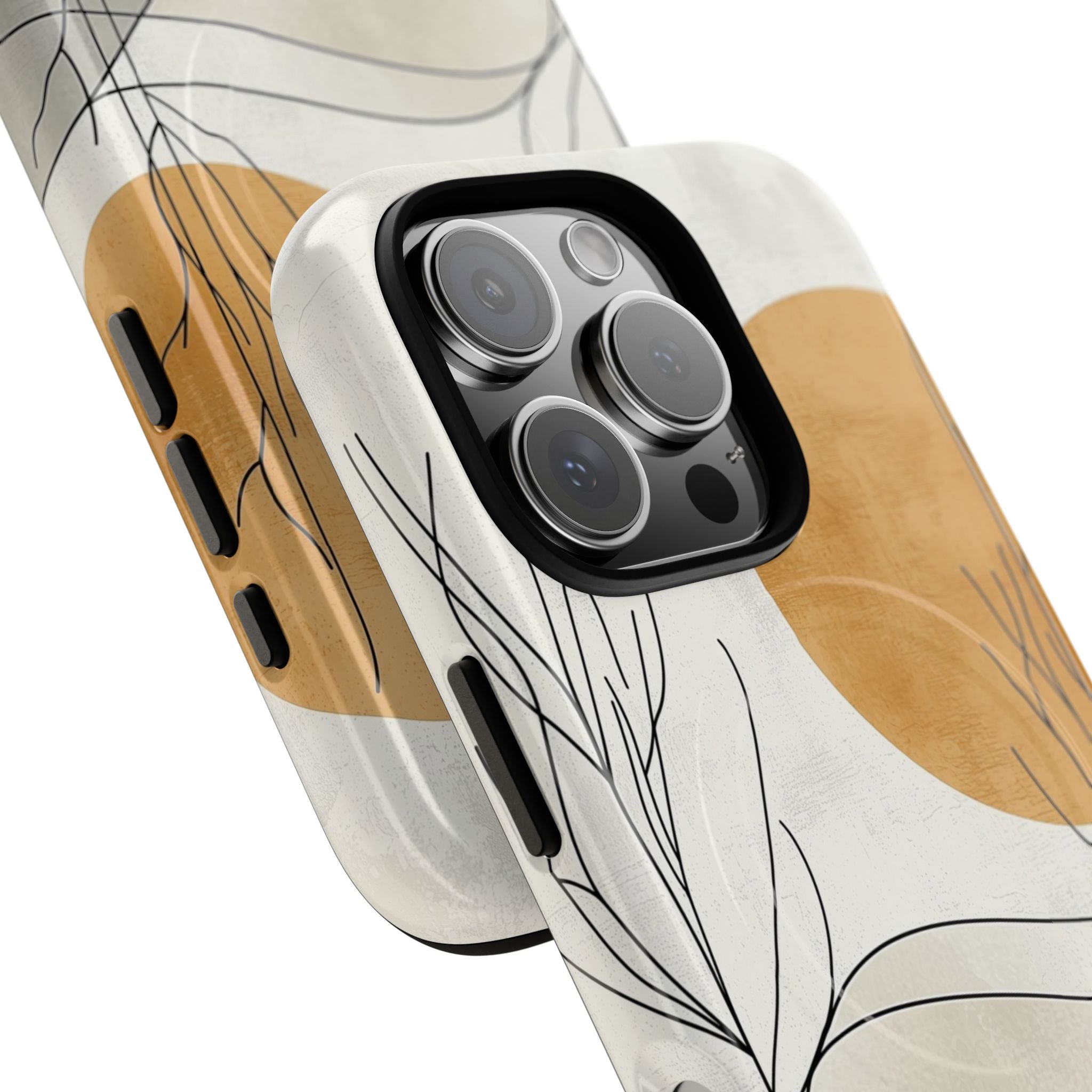 Orange Halo iPhone 16 Pro Case - Tough+