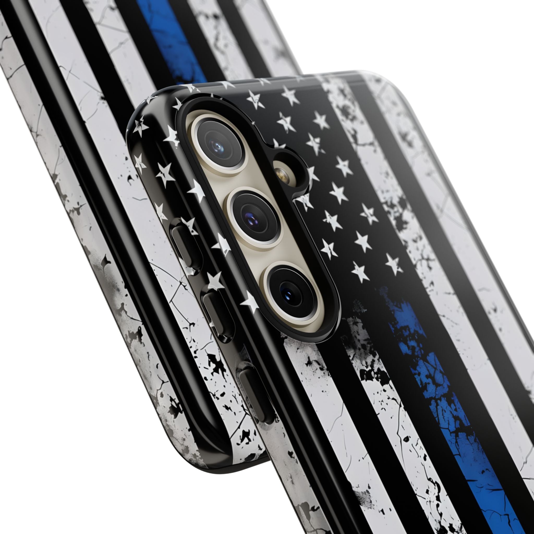 Blue Stripe Flag Samsung S24 Plus Case - Tough