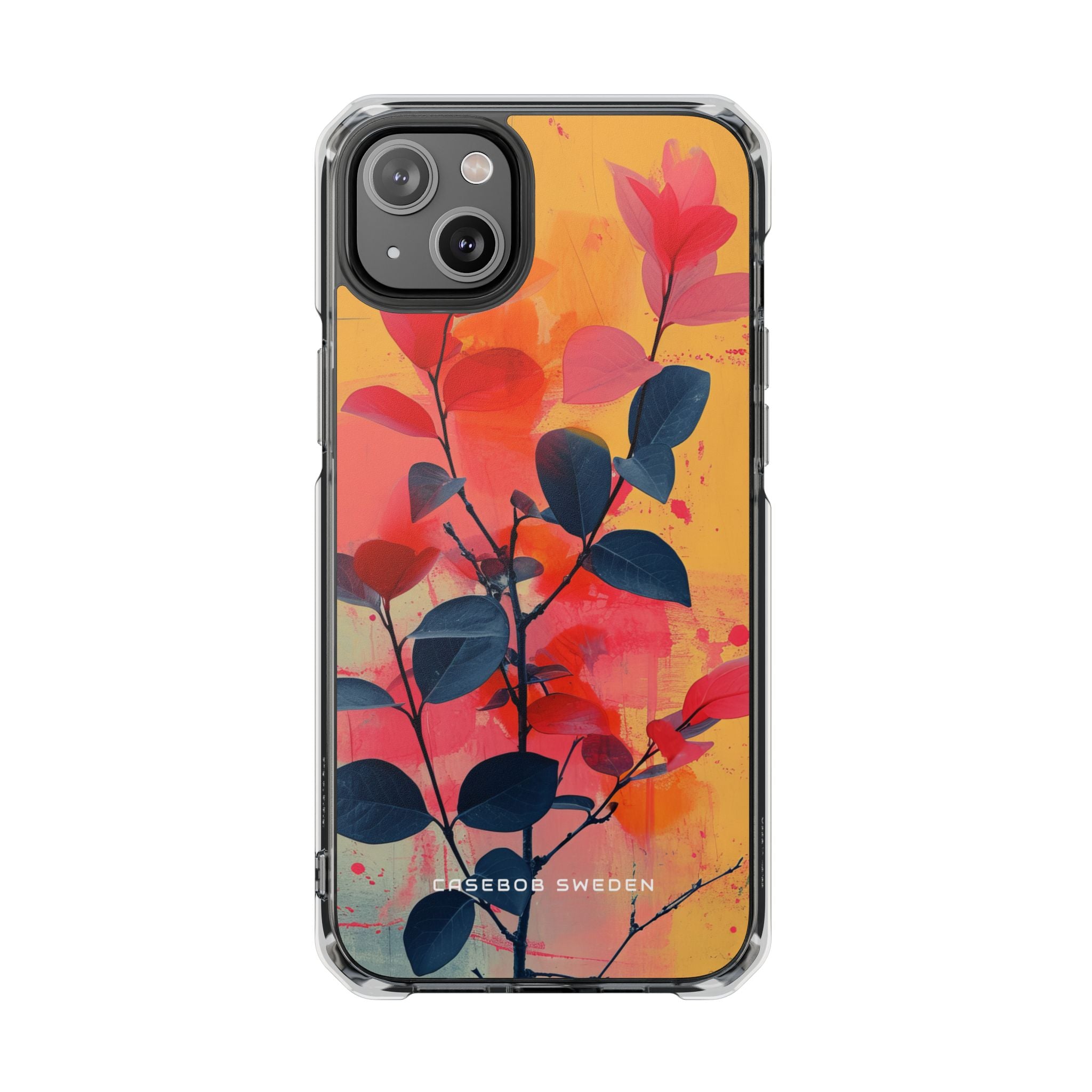 Vivid Floral Harmony iPhone 14 - Clear Impact Phone Case