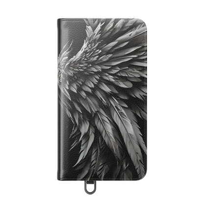 Crimson Silver Wings - Samsung S24 Case - Wallet
