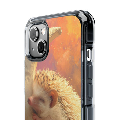 Hedgehog Rests Dreaming iPhone Case - Impact