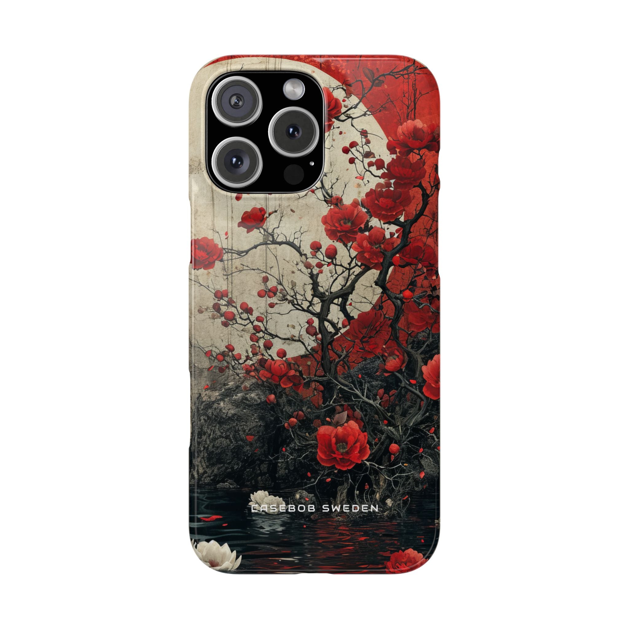 Zen Blossoms in Moonlight iPhone 16 - Slim Phone Case