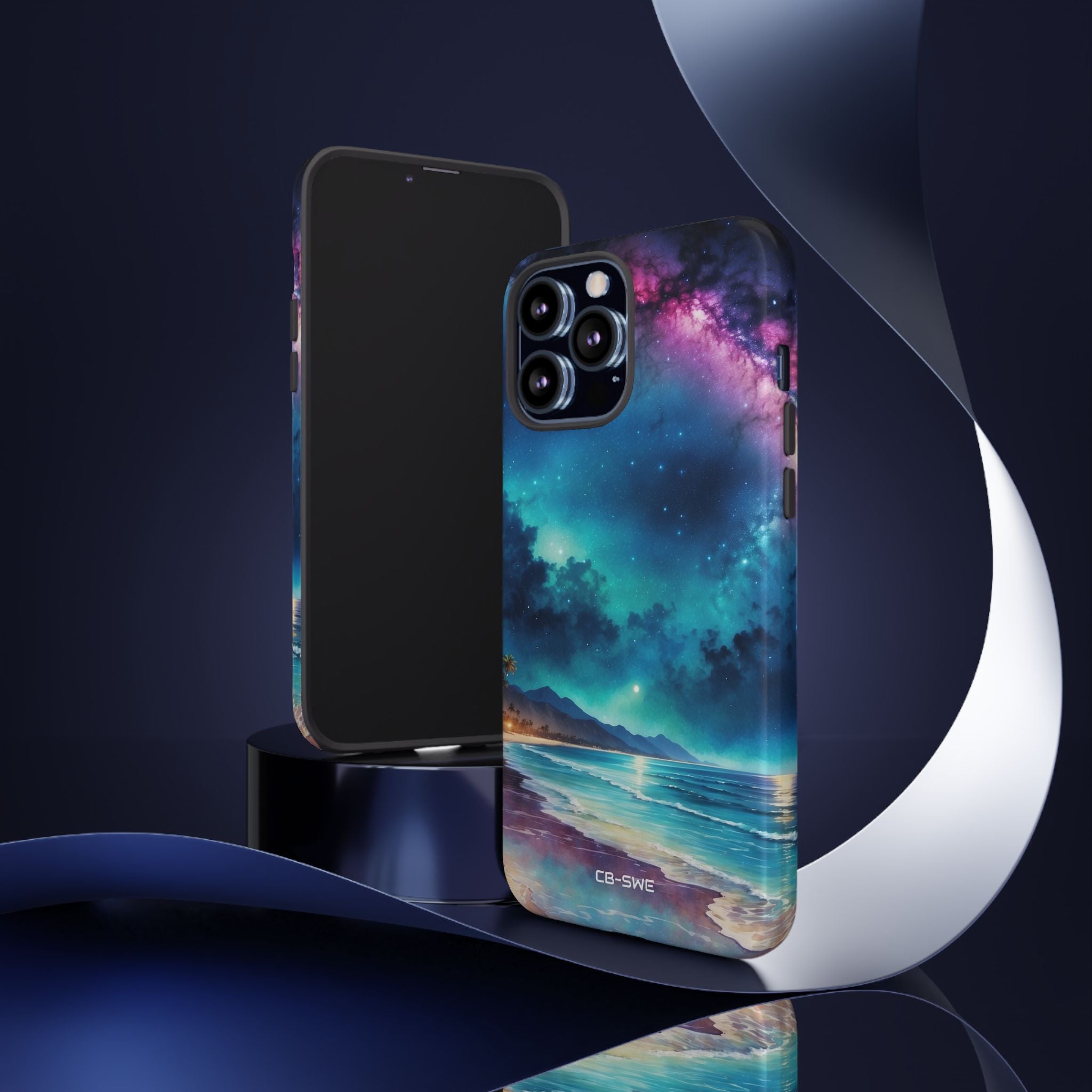 Waves Embrace Stars - iPhone Case
