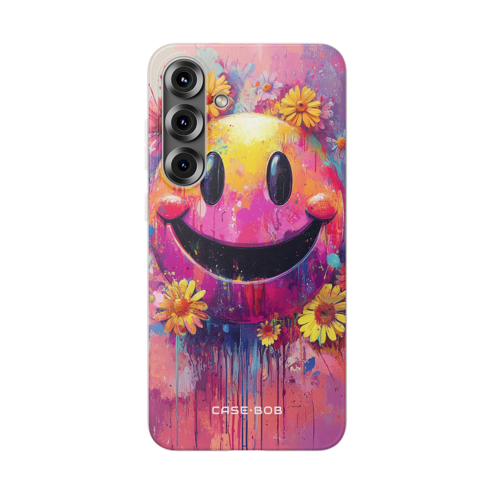 Smiley Bloom Samsung S25 Plus Case - Soft