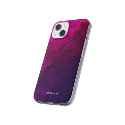 Violet Swirl iPhone 14 Case - Soft