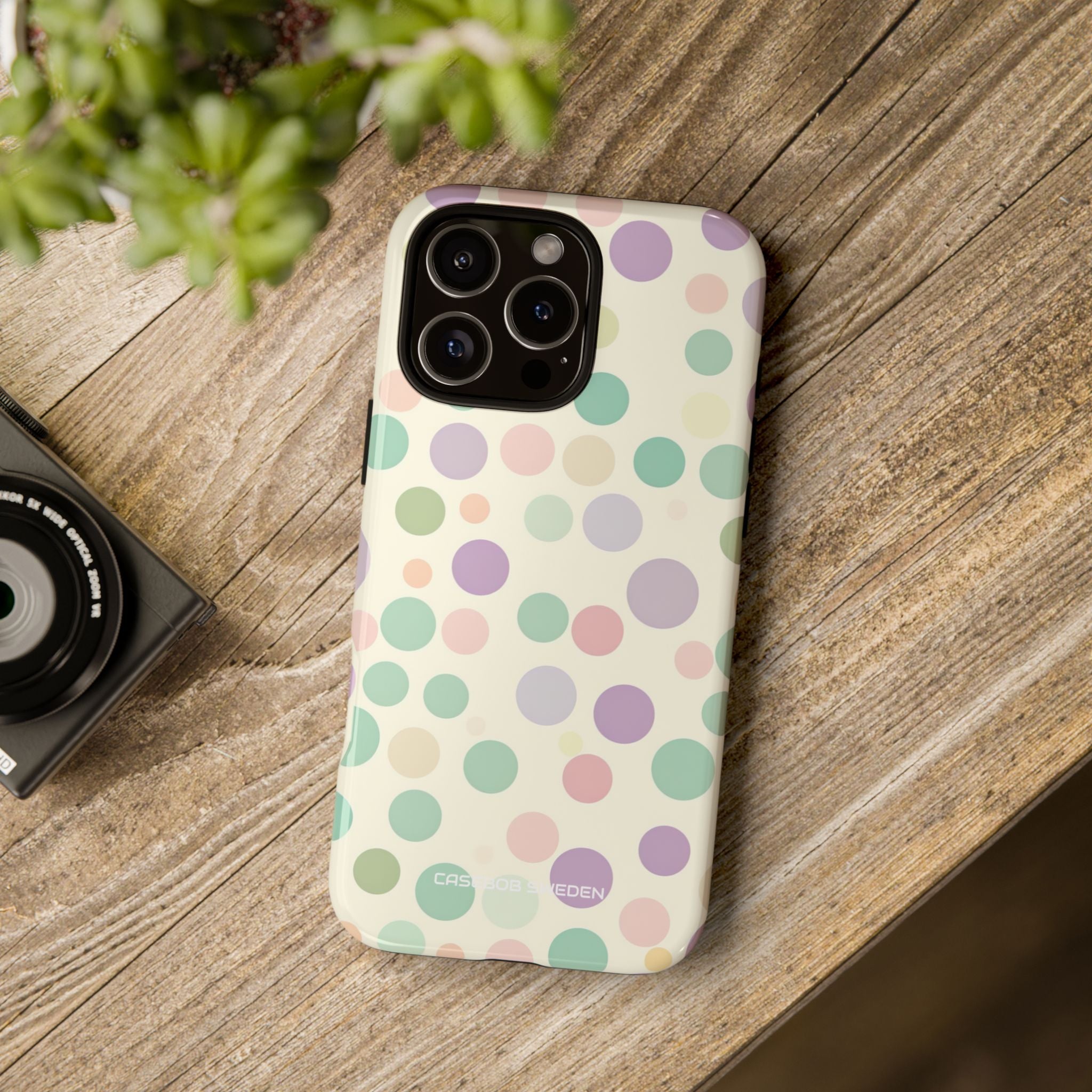 Playful Pastel Polka Dots - Tough iPhone 16 Phone Case