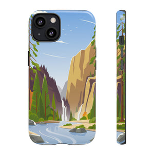 Waterfall at National Park - Protective Phone Case